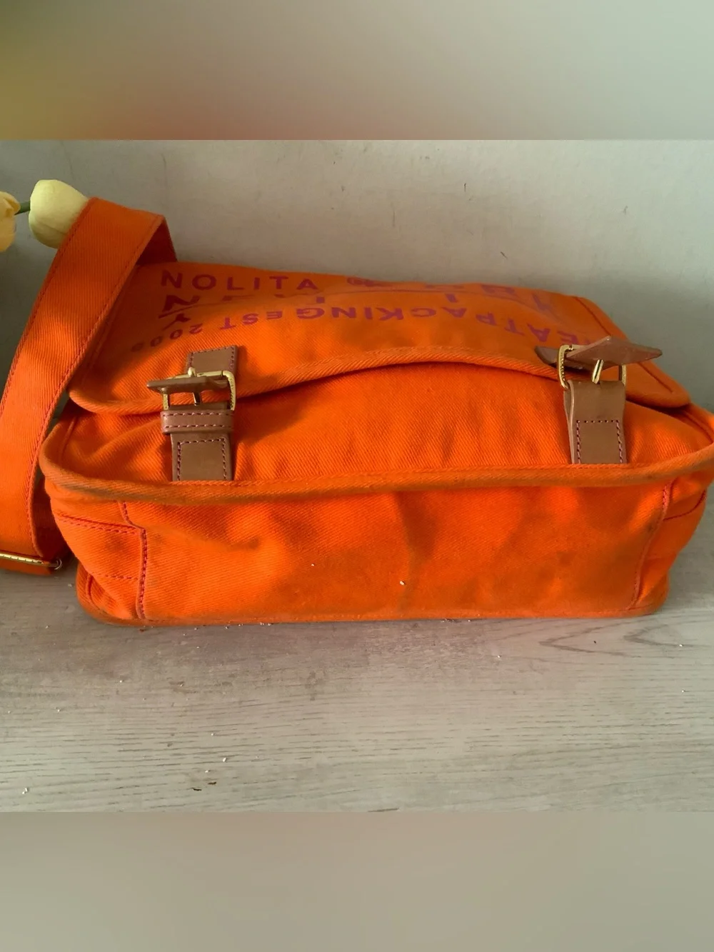 TORY BURCH VINTAGE NOLITA MESSENGER CROSSBODY BAG